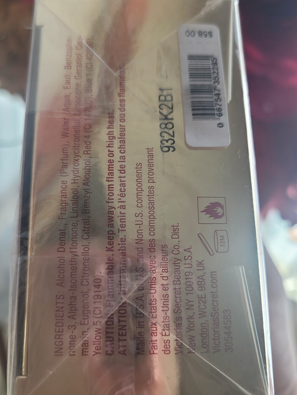Victoria's Secret Rapture Cologne - Rose Gold and Red Packaging 1.7 Fl OZ /50ML - Picture 4 of 5